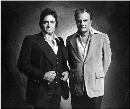 Johnny Cash with Billy Graham